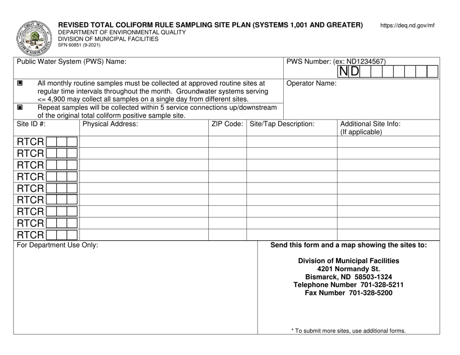 Form SFN60851 Download Fillable PDF or Fill Online Revised Total