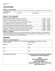 Form SFN60704 Operator Memorandum of Agreement - North Dakota, Page 3