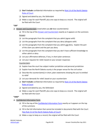 Answering a Civil Summons and Complaint Checklist - North Dakota, Page 8