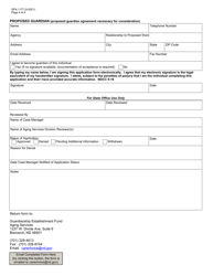 Form SFN1177 Request for Guardianship Establishment Funds - North Dakota, Page 4