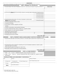 Form AOC-E-905 Application for Probate and Petition for Summary Administration - North Carolina, Page 2
