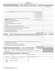 Form AOC-E-906 &quot;Petition for Summary Administration of Estate Without a Will&quot; - North Carolina, Page 2