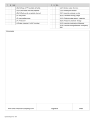 Imw Landfill Inspection Checklist - Ohio, Page 2