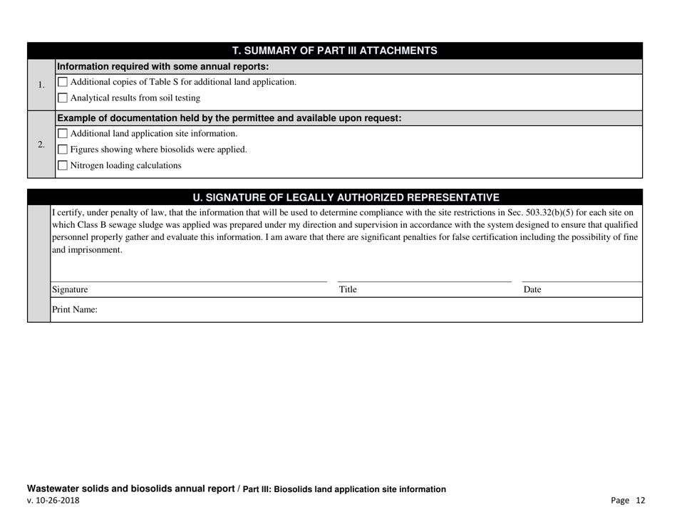 Wastewater Solids and Biosolids Annual Report - Oregon, Page 12