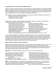 Application for Scientific Collector&#039;s Permit - Oklahoma, Page 10