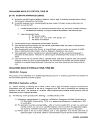 Application for Scientific Collector&#039;s Permit - Oklahoma, Page 12