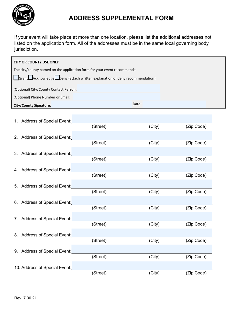 Temporary Sales License - Nonprofit Type 1 - Oregon, Page 5