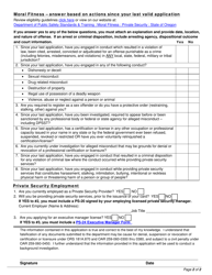 Form PS-21 Renewal Application for Certification or Licensure - Oregon, Page 2