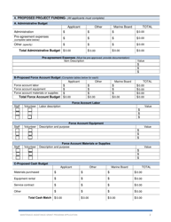 Maintenance Assistance Grant (Mag) Application Form - Oregon, Page 2
