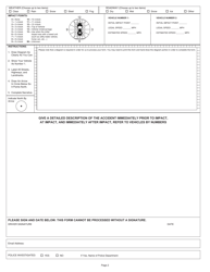 Form AA-600 Driver&#039;s Accident Report - Pennsylvania, Page 2