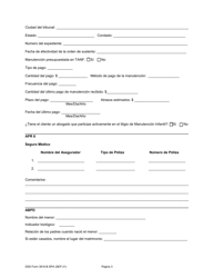 DSS Formulario 3816-B SPA Referencia Para Manutencion Infantil Datos Del Progenitor Ausente - South Carolina (Spanish), Page 4