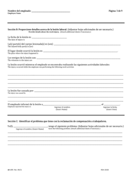 Form LB1095 Petition for Benefit Determination - Tennessee (English/Spanish), Page 3