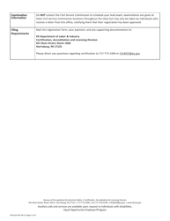 Form LIBI-622L Registration for Lead Occupation Certification Exam - Pennsylvania, Page 2
