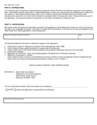 Form SFN7386 Application to Expand Field of Membership - North Dakota, Page 2