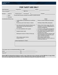 Form 2804 Request to Use Joint Checks (For Federally-Assisted Projects) - Texas, Page 2
