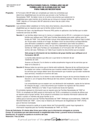 Formulario DWS-ESD/WDD300-SP Formulario De Elegibilidad De TANF Para Familias Necesitadas - Utah (Spanish), Page 3