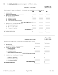 Form HF-0004 Certificate of Need Application - Tennessee, Page 10