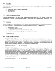 Form HF-0004 Certificate of Need Application - Tennessee, Page 4