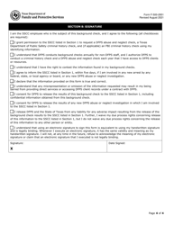 Form F-500-2951 Sscc Staff Background Check Request and Release of Information - Texas, Page 4