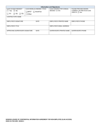 DSHS Form 03-374E Nondisclosure of Confidential Information Agreement for Non-employee (Ejas Access) - Washington, Page 2