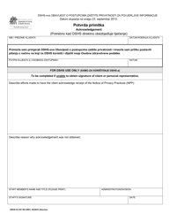 DSHS Form 03-387 Dshs Notice of Privacy Practices for Client Medical Information - Washington (Bosnian), Page 3
