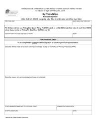 DSHS Form 03-387 Dshs Notice of Privacy Practices for Client Medical Information - Washington (Vietnamese), Page 3