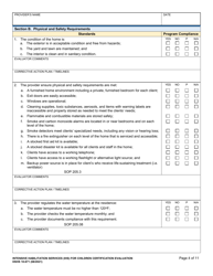 DSHS Form 10-671 Intensive Habilitation Services for Children Certification Evaluation - Washington, Page 4