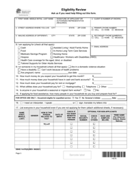 DSHS Form 14-078 Eligibility Review - Washington, Page 3