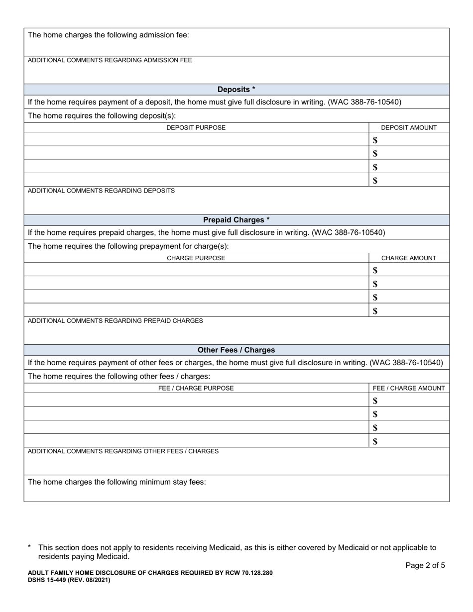 Dshs Form 15 449 Fill Out Sign Online And Download Printable Pdf Washington Templateroller 8993