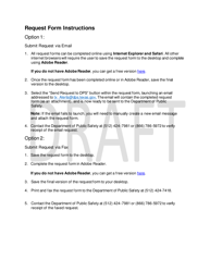 Form ICT-5 Active Shooter Alert Request Form - Texas, Page 2
