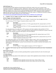 Form OP-UA11 (TCEQ-10023) Stationary Turbine Attributes - Texas, Page 15