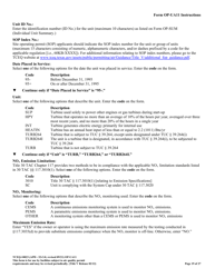 Form OP-UA11 (TCEQ-10023) Stationary Turbine Attributes - Texas, Page 19