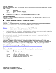 Form OP-UA11 (TCEQ-10023) Stationary Turbine Attributes - Texas, Page 23