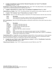 Form OP-UA28 (TCEQ-10048) Polymer Manufacturing Attributes - Texas, Page 5