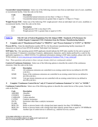 Form OP-UA28 (TCEQ-10048) Polymer Manufacturing Attributes - Texas, Page 7