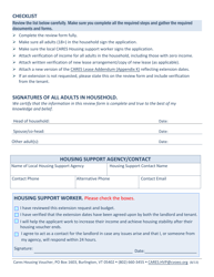 Appendix V Cares Housing Voucher Review Form - Vermont, Page 5