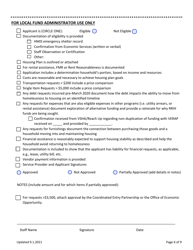 Rapid Resolution - Financial Assistance Application - Vermont, Page 6