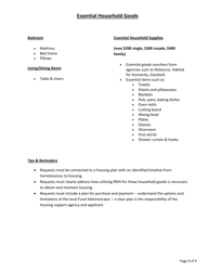 Rapid Resolution - Financial Assistance Application - Vermont, Page 9