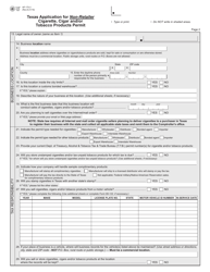 Form AP-175 &quot;Texas Application for Non-retailer Cigarette, Cigar and/or Tobacco Products Permit&quot; - Texas, Page 3