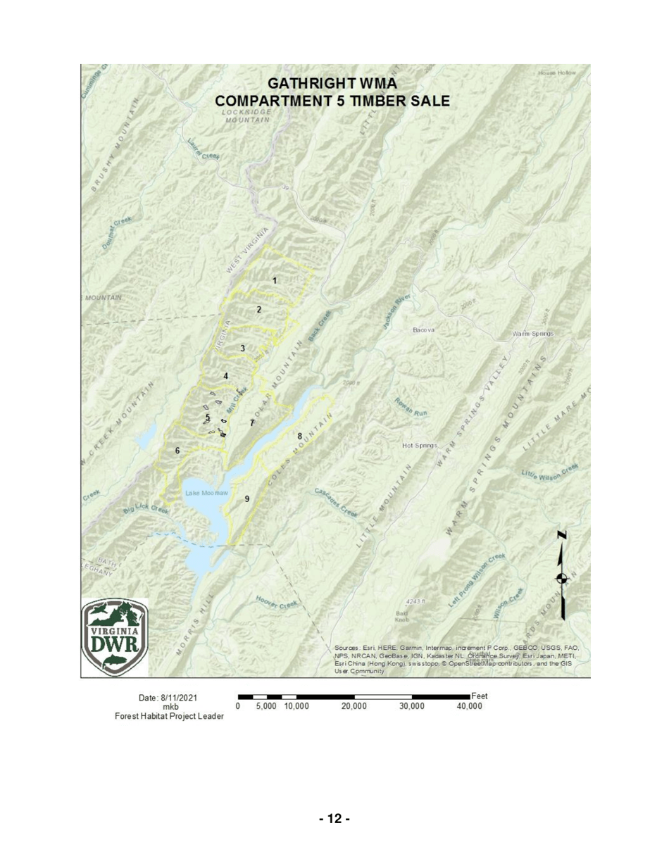 Notice of Timber Sale - Gathright Wildlife Management Area - Virginia, Page 12