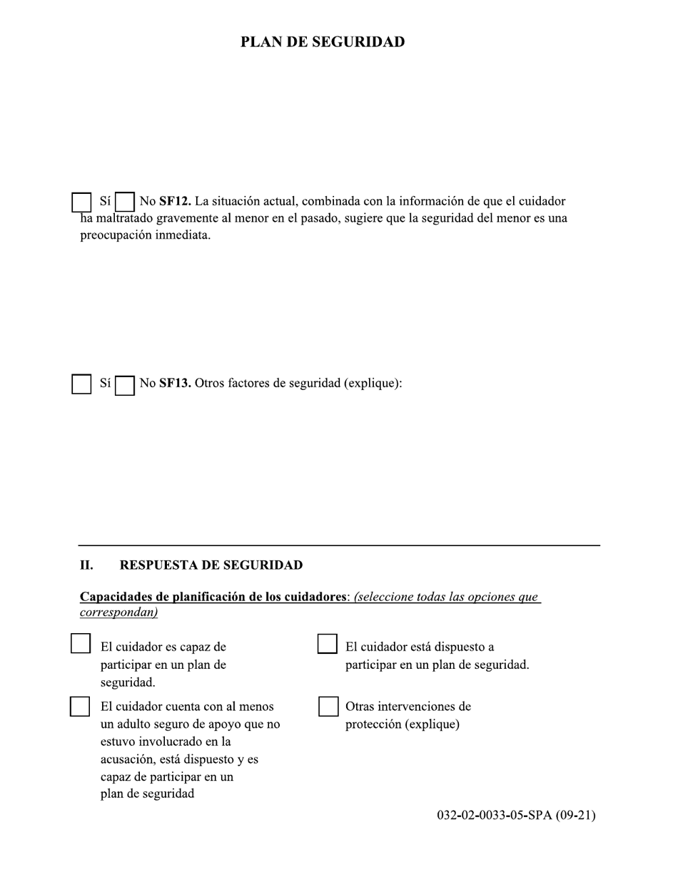 Formulario 032-02-0033-05-SPA Plan De Seguridad - Virginia (Spanish), Page 4