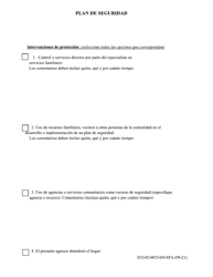 Formulario 032-02-0033-05-SPA Plan De Seguridad - Virginia (Spanish), Page 5