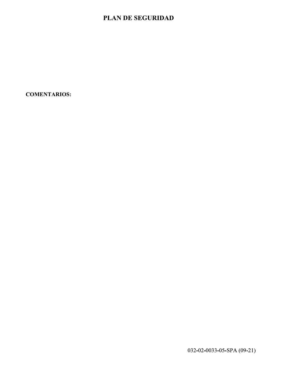 Formulario 032-02-0033-05-SPA Plan De Seguridad - Virginia (Spanish), Page 7