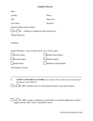 Document preview: Form 032-02-0033-03-ENG Safety Plan - Virginia