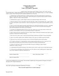 Document preview: Gold Card Employee Agreement - Virginia
