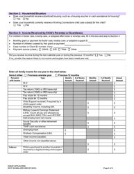 DCYF Form 05-006B Eceap Application - Washington, Page 2