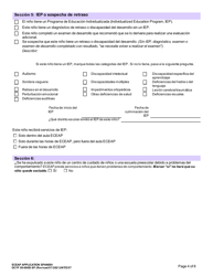 DCYF Formulario 05-006B Solicitud Para El Programa Eceap - Washington (Spanish), Page 4