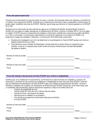 DCYF Formulario 05-008 Seleccion Previa Y Solicitud De Early Eceap (Formulario Combinado) - Washington (Spanish), Page 10