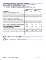 DCYF Formulario 05-008 Seleccion Previa Y Solicitud De Early Eceap (Formulario Combinado) - Washington (Spanish), Page 5