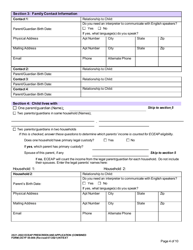DCYF Form 05-006 Eceap Prescreen and Application (Combined Form) - Washington, Page 4